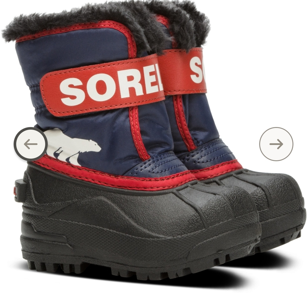 Sorel Kids' Winter Boots - Black and Red